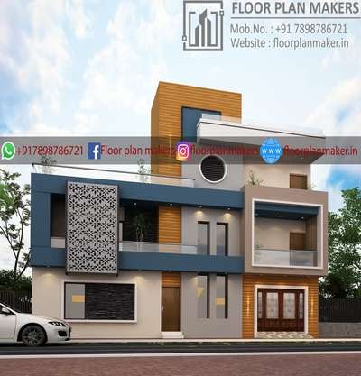 40x60 elevation design at Gwalior 
 #ElevationDesign 
 #StructureEngineer 
 #CivilEngineer 
 #Architect 
 #facadedesign