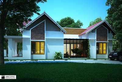 #4BHKPlans #singlestory #tropicaldesign