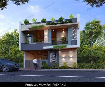 #Front#Elevation #extrior_design  #Architectural&Interior  #HouseDesigns