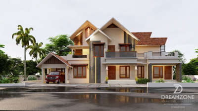Dreamzone designs Kuthuparamba Kannur
Exterior Design-3D
 #3Ddesign #exteriordesigns  #3drendering