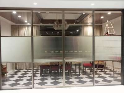 #Interior sliding #Aluminum partition