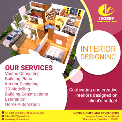 Contact us immediately at +918055234222 for your interior design and construction requirements. 

 #ivoeryhomes  #ivoeryhomesanddevelopers  #InteriorDesigner  #HouseConstruction  #constructioncompany  #ConstructionCompaniesInKerala  #constructionsite