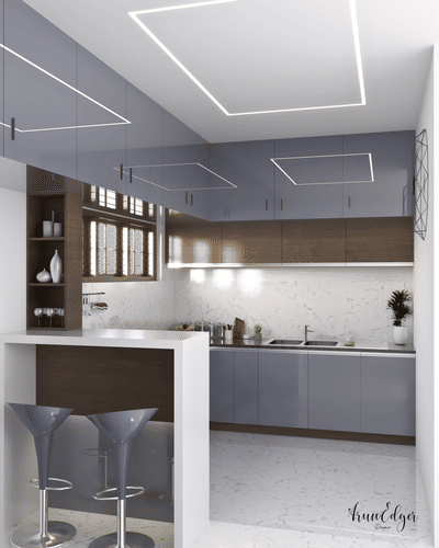 #InteriorDesigner #ClosedKitchen #KitchenIdeas #LargeKitchen #KitchenCabinet #KitchenCeilingDesign