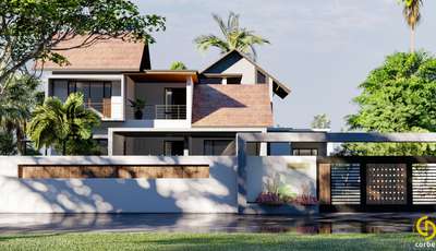 #architecture
 #TraditionalHouse  #tropicalhouse  #exteriordesigns  #architecturedesigns  #Architect  #kerlaarchitecture  #Malappuram  #modernhome #keralahomeplans