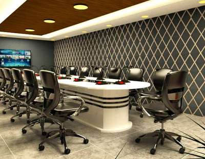 conference room design with acoustic wall panels