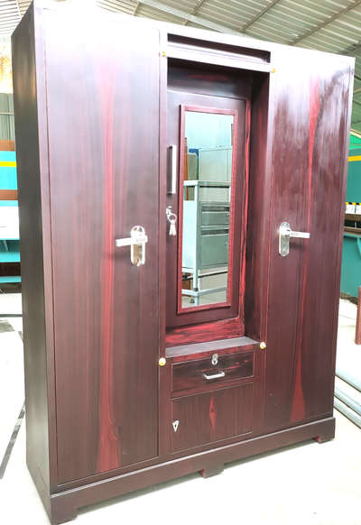 #3Door Almirah
size- 5x 6.5 ft 
Price - 18K