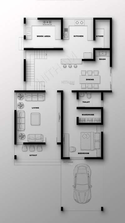 #floorplan  #smallplot  #housedesign  #kerala