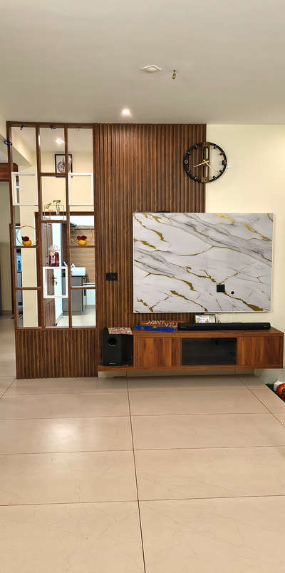 tv unit  #aluminium  #LivingroomDesigns  #hallspace