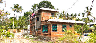 outside plastering work @Nattika, Thrissur.