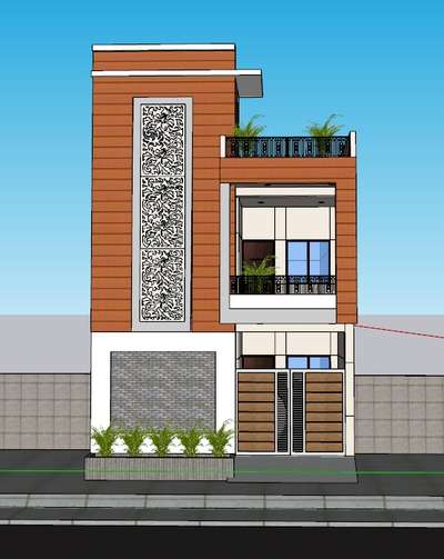 Recedencial plan
size 20x50 carpet 1000sqft
total buildup area 2200 sqft 
 #HouseConstruction 
#HouseDesigns