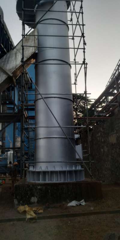Scaffolding and HR aluminium Painting on Stack/ Chimney (55 mtr height ) @ Apollo Tyres Ekm

#Industrial #Painting #Stackpainting #stack #chimeny #scaffolding #aluminium #heatresistant
