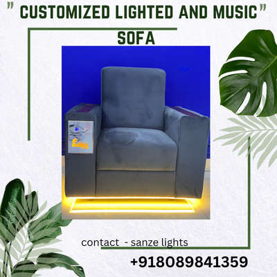 customised sofa with light and music system 
 #home 
 #InteriorDesigner  
 #officelogo