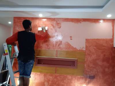 low rate off wall design works 8848555836  texturepainting Royal ply  all Kerala service