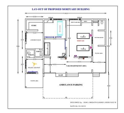 Mortuary lay out