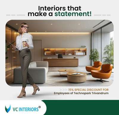 vcinteriors___Design a home that leaves a lasting impression with interior experts at VC Interiors.

Employees of Technopark, Trivandrum can now avail exclusive discounts on our services.

🏠100% Customized Design
🏠Factory Visit to Ensure Quality of Products.
🏠15-Years Warranty.
🏠Free design consultation and site visit
🏠Own Factory Manufactured Products.
🏠High-quality materials
🏠On-time delivery

#interior #homedecor #architecture #home #decor #interiors #homedesign #interiordesigner #furniture #decoration #interiordecor #interiorstyling #handmade #homesweethome #inspiration #livingroom #furnituredesign #realestate #instagood #style #kitchendesign #architect #designinspiration #interiordecorating #vcinteriors #interiordesignpackages #homeinterior
#homeinteriordesign