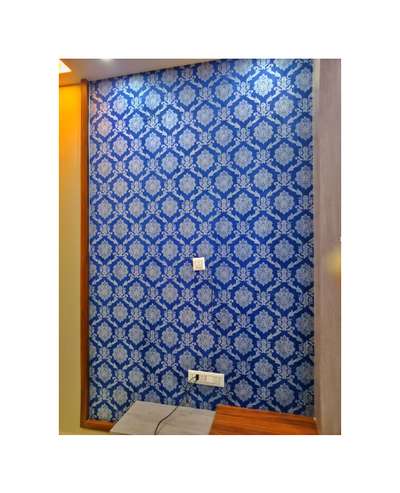 wallpaper side done by sk Home decor 👍💫#wallpaperindia