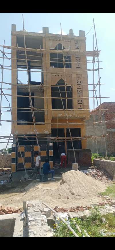 #new project #jaisalmer stone #front  #layout+elivation  #elivationdesing  #20*45