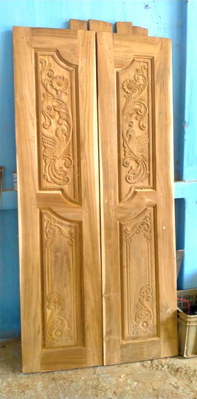 front teak wood double door(9633302744)