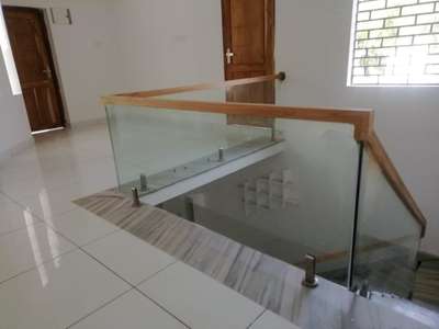Glass type staircases