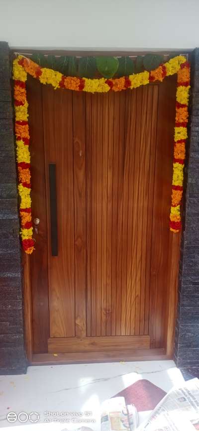 teak front single door