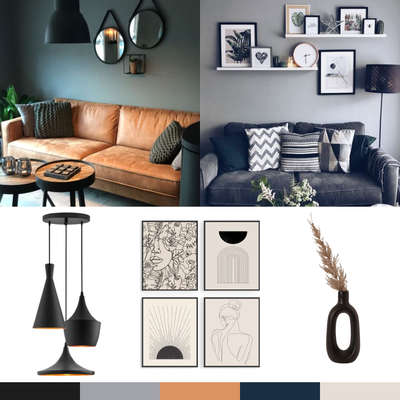 Checkout the ideal clean cut contemporary mood curated just for you.
Bring in the post modern designs to highlight the black, white and the grays. Add a rich brown leather couch, hang some minimalistic frames and some abstract table decor to complete the look.
#interior #decor #ideas #home #interiordesign #indian #colourful 
#decorshopping