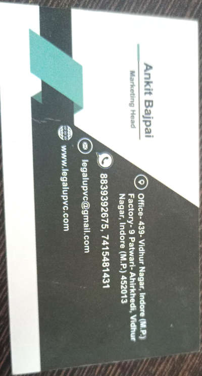 my company visiting card....