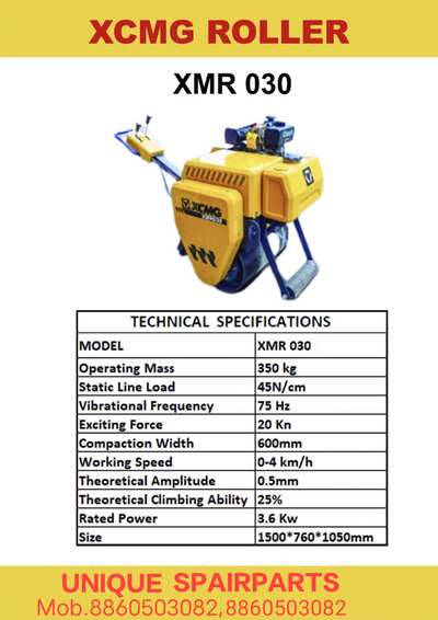 single Drum Walk Behind Roller
5.5hP chengfa Engine
1.5 ton Compaction
https://www.uniquespareparts.com/
https://instagram.com/unique_9311341657?igshid=MzNlNGNkZWQ4Mg==
https://www.facebook.com/profile.php?id=100090548265325&mibextid=ZbWKwL
https://youtube.com/@HBCM
mob.9311341657,8860503082
#HouseConstruction 
#contruction