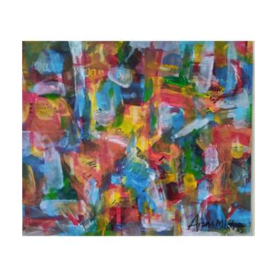 my  art painting. new one...   UNTITTLED        mixed medium on paper           11/12 inch.                            for sale.......5000 rs