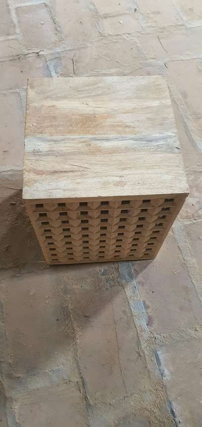 wooden side stool