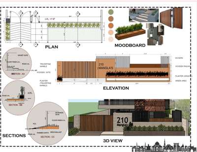 Boundary wall details
#Architect #InteriorDesigner #architecturedesigns