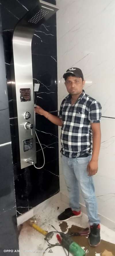 diverter panel for Suresh Varma pulember and all bathroom solution 12000ru lever charj