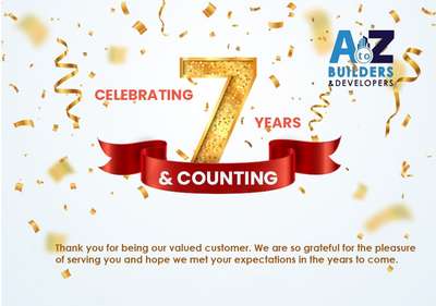 Celebrating 7th Business Anniversary! 
Great things in business are never done by one person. They're done by a team of people... 


www.atozbuilders.in


#workanniversary #WorkAnniversaryCelebration #Team #atozbuildersanddevelopers #atozfamily