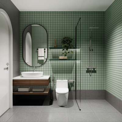 bathroom design colour combo  #InteriorDesigner  #architecturedesigns  #BathroomStorage  #InteriorDesigner