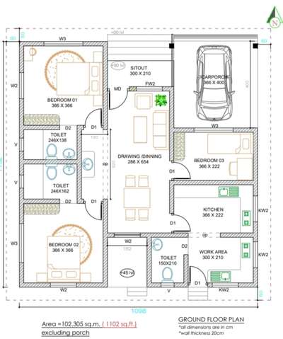 3bhk....single storied house
 #FloorPlans  #SingleFloorHouse  #SmallHouse  #3BHKHouse  #3BHKPlans