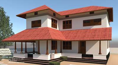 #3d
 #TraditionalHouse  #traditional
 #elevation