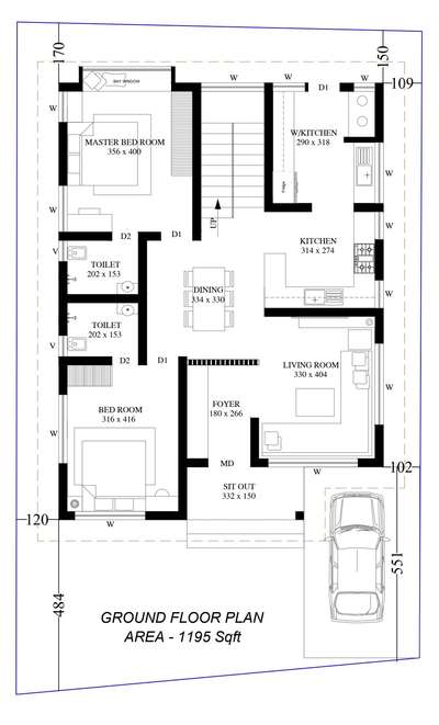 New work with 1990 sq ft home ,4bhk house. In 5   cent plot.   #5centPlot  #4BHKPlans #SmallHouse  #carporch