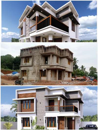 Elevation Model for On-Going Residential Site 
 #ElevationHome  #exteriordesigns  #ElevationDesign