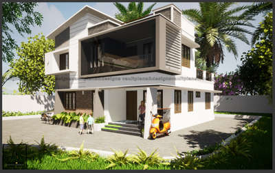 #HouseDesigns  #exterior_Work  #KeralaStyleHouse  #ContemporaryHouse  #vaultdesigns
