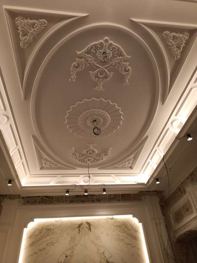 gypsum ceiling design work #FalseCeiling  #GypsumCeiling  #gypsumdesign  #popceiling  #popmolding  #popdecor