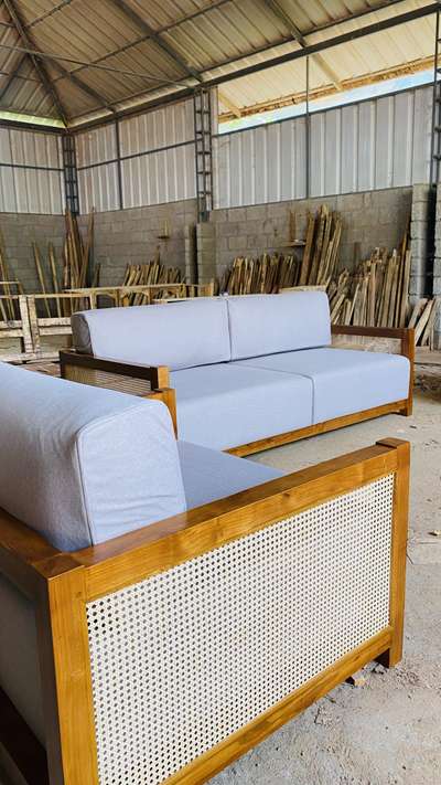 Customised Wooden Furniture 
Wood With Cane Sofa
 #Woodenfurniture  #teakwoodfurniture  #teakwoodsofa  #canefurniture  #canework