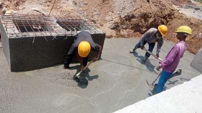 waterproofing with concrete on terrace