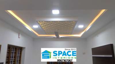 GYPSUM CEILING WITH CNC DESIGN