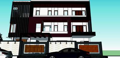 Undergoing Varanasi project #Elevation+ interior designing