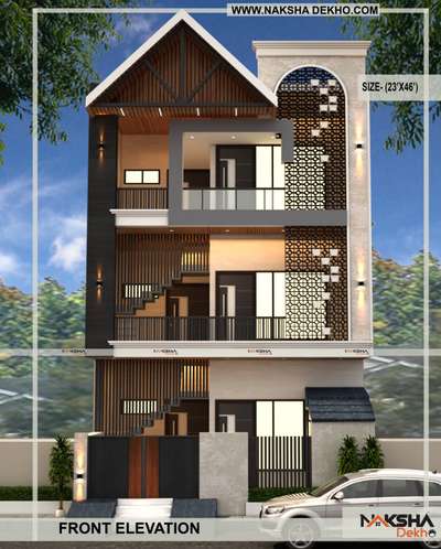 #Modern Elevation #3d Elevation #Front Elevation