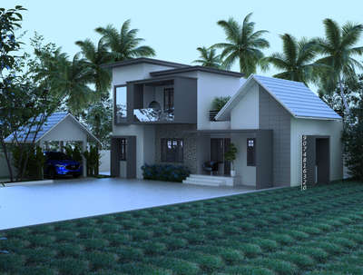 #architecturedesigns  #InteriorDesigner  #Architect  #keralahomedesignz  #ContemporaryHouse  #art   #newdesignhomes  #viralhomes