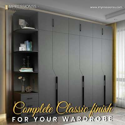 IMPRESSIONSS wardrobes  #completed_house_interior