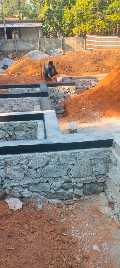 Foundation water proof work completed site @ kundra.
#foundation #WaterProofing #Kollam
9207230053