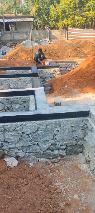 Foundation water proof work completed site @ kundra.
#foundation #WaterProofing #Kollam
9207230053