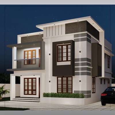 Elevation Model for the renovation project at Thrikannapuram, Trivandrum 

 #ElevationHome  #exterior3D