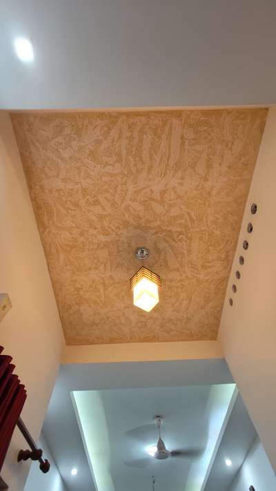dapple effect on top #royalplay  #the_royal_painter  #TexturePainting  #WallDecors  #WallDesigns  #ceilingdesign